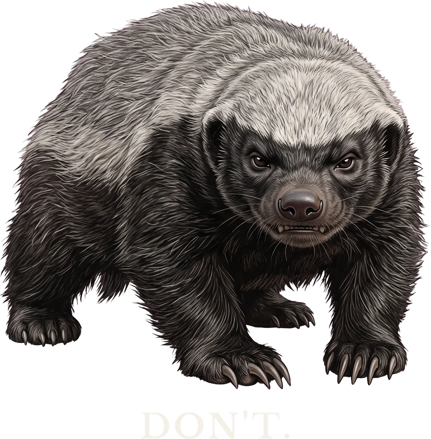 Don't Honey Badger design