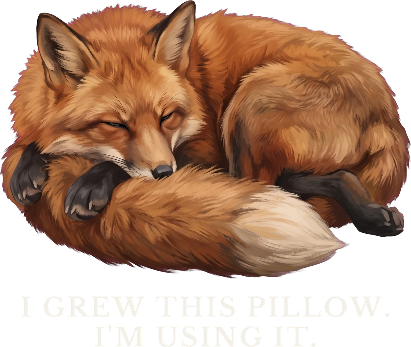 I Grew This Pillow design