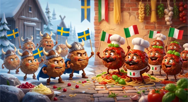 Meatball Wars Sweden vs Italy