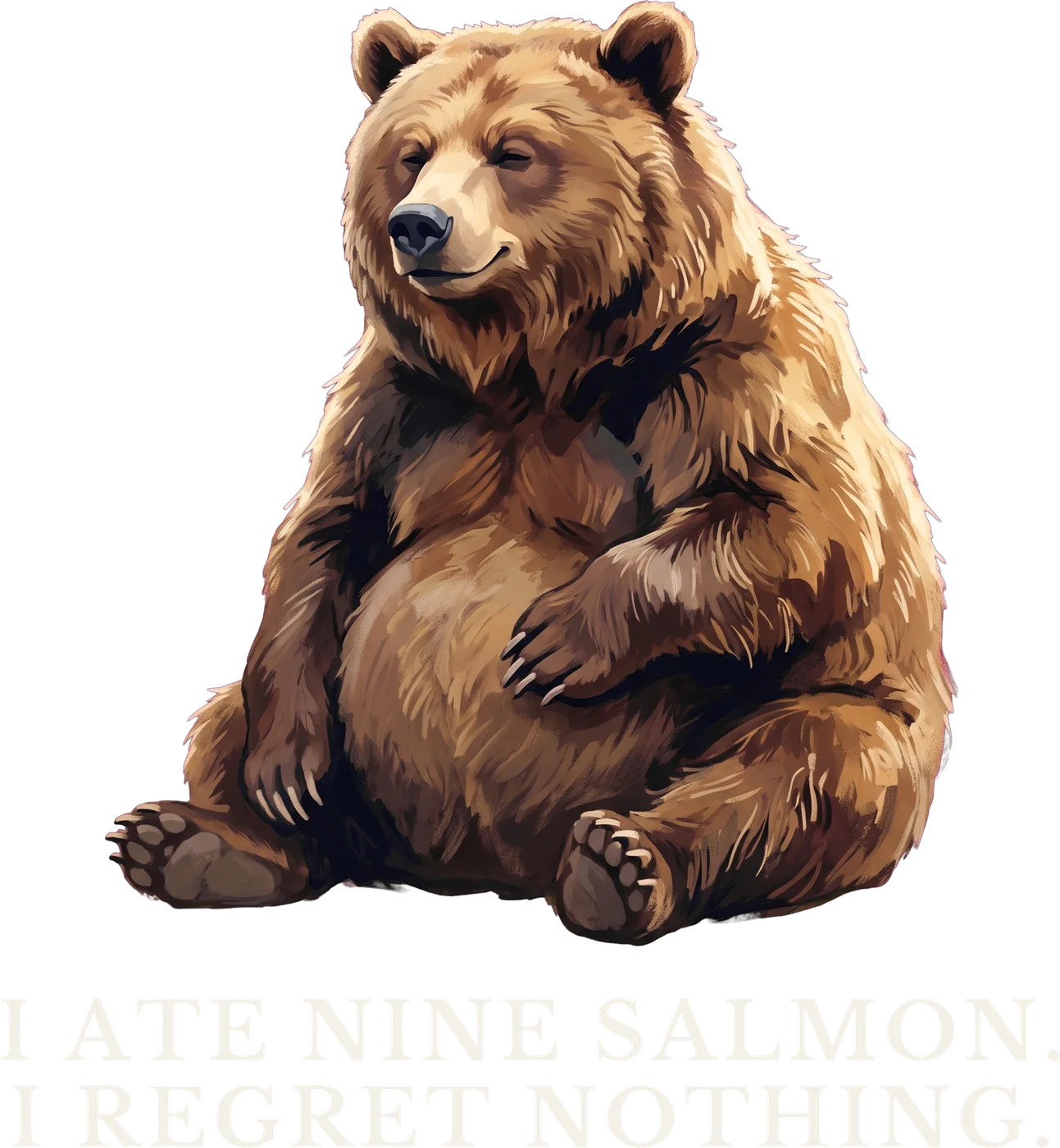 No Regrets Bear design