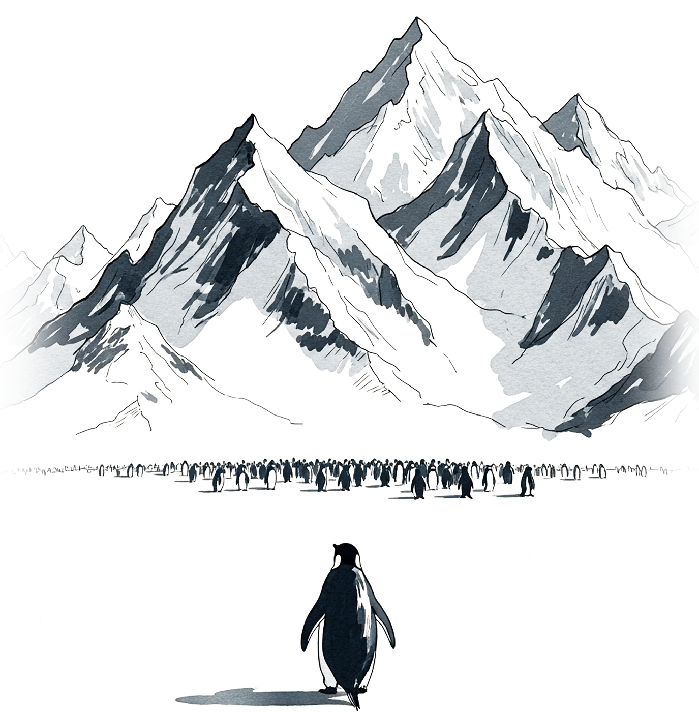 One Penguin One Purpose design