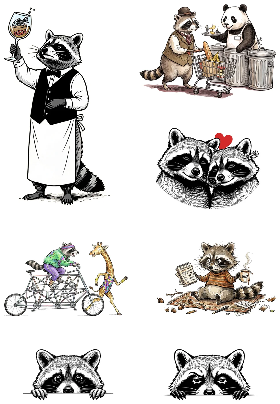 Raccoon Life design