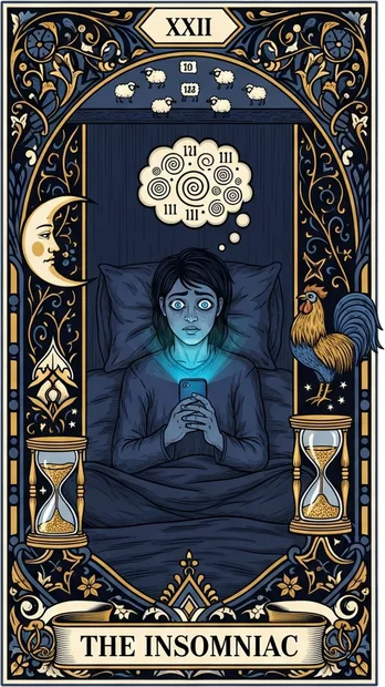 The Insomniac Tarot Card