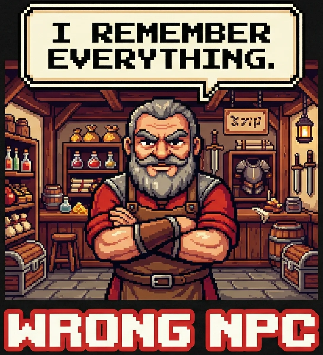 Wrong NPC Dialogue design